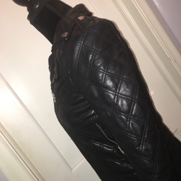 Faux Leather Biker Jacket 💋 - Picture 4 of 6